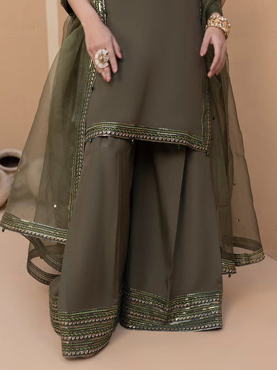 Hem Stitch | Raw Silk Edit 25 | Noor -  Hemstitch Ladies Clothes - Original Designer Dress - House of Maryam