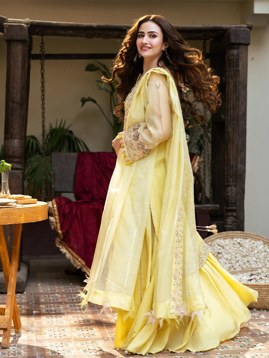 Salitex | Signature Festive Chiffon | SUNW6NO030UT -  Salitex Ladies Clothes - Original Designer Dress - House of Maryam