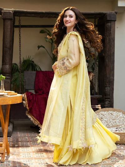 Salitex | Signature Festive Chiffon | SUNW6NO030UT -  Salitex Ladies Clothes - Original Designer Dress - House of Maryam
