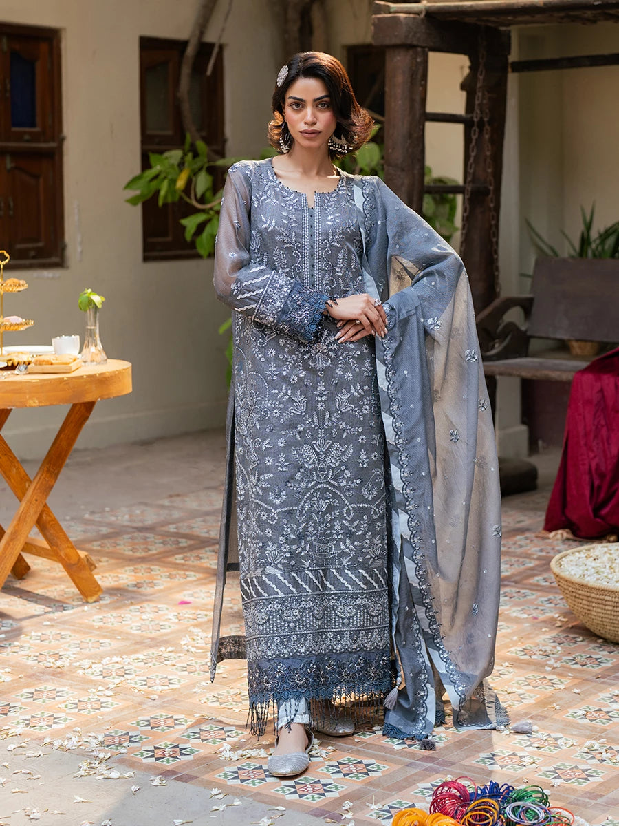 Salitex | Signature Festive Chiffon | SUNW6JI042UT -  Salitex Ladies Clothes - Original Designer Dress - House of Maryam