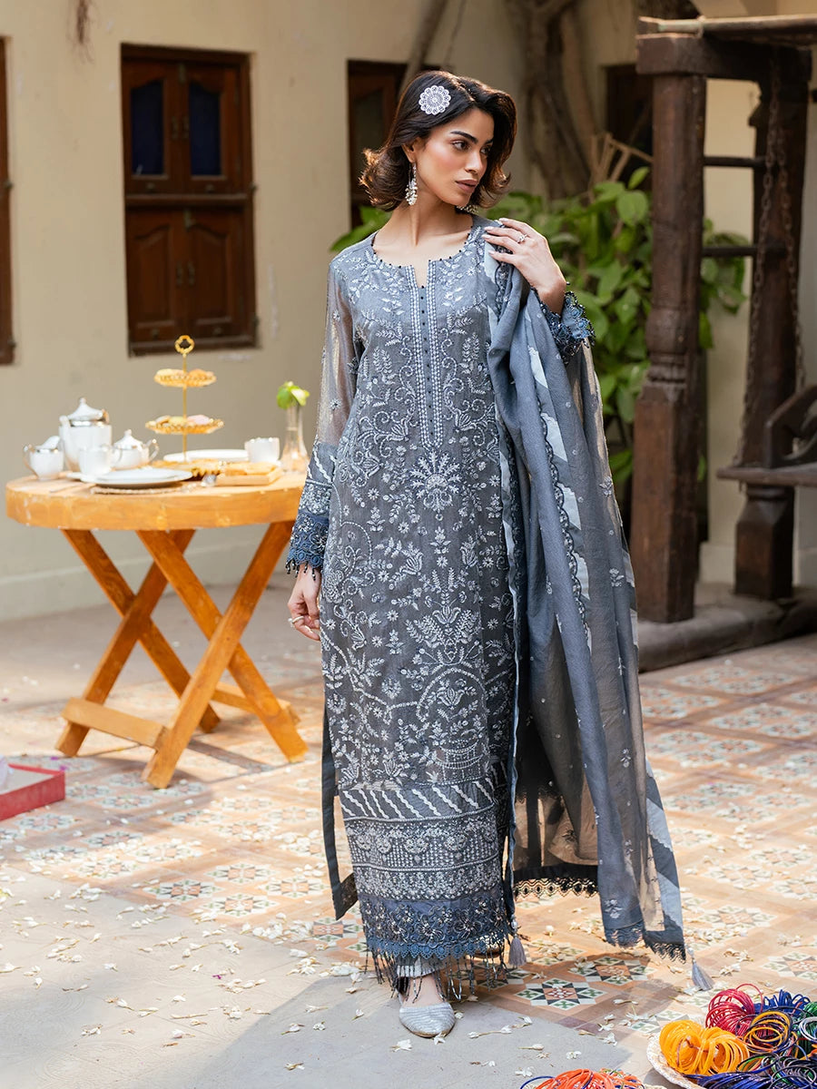 Salitex | Signature Festive Chiffon | SUNW6JI042UT -  Salitex Ladies Clothes - Original Designer Dress - House of Maryam