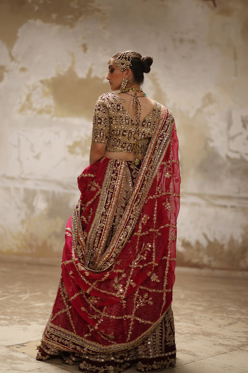 Nida Azwer | LAEL Bridal Couture | Lara -  Nida Azwer Bridals - Original Designer Dress - House of Maryam