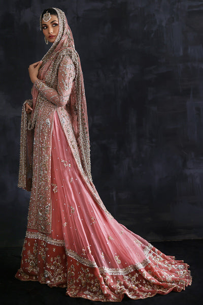 Nida Azwer | Heritage Heirlooms '22 | Primrose Pink -  Nida Azwer Bridals - Original Designer Dress - House of Maryam