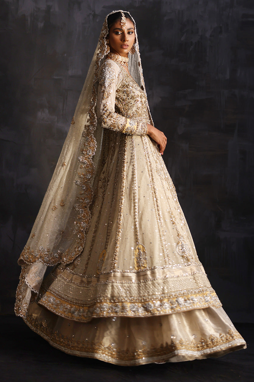 Nida Azwer | Heritage Heirlooms '22 | Victorian Ivory -  Nida Azwer Bridals - Original Designer Dress - House of Maryam