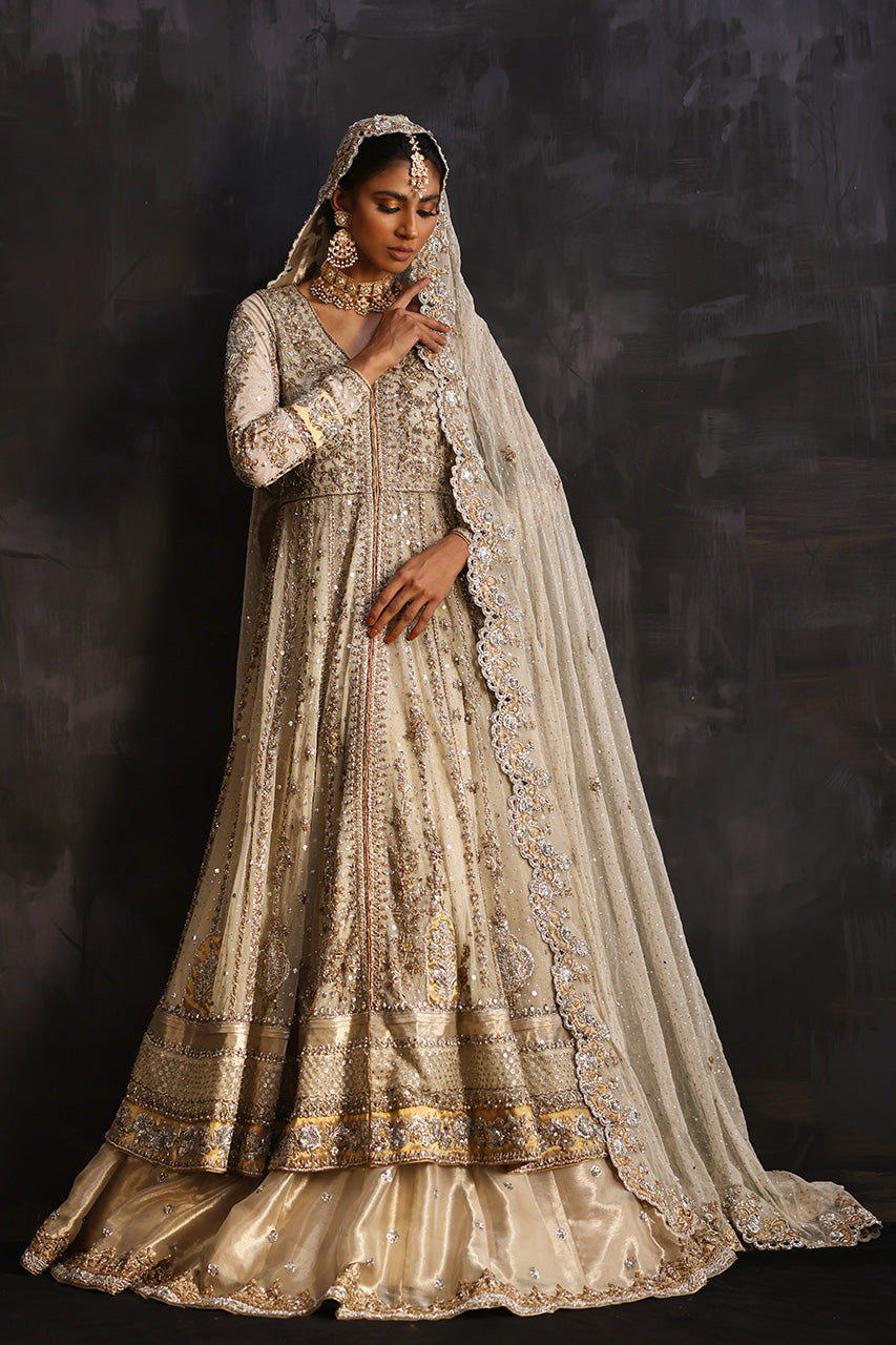 Nida Azwer | Heritage Heirlooms '22 | Victorian Ivory -  Nida Azwer Bridals - Original Designer Dress - House of Maryam