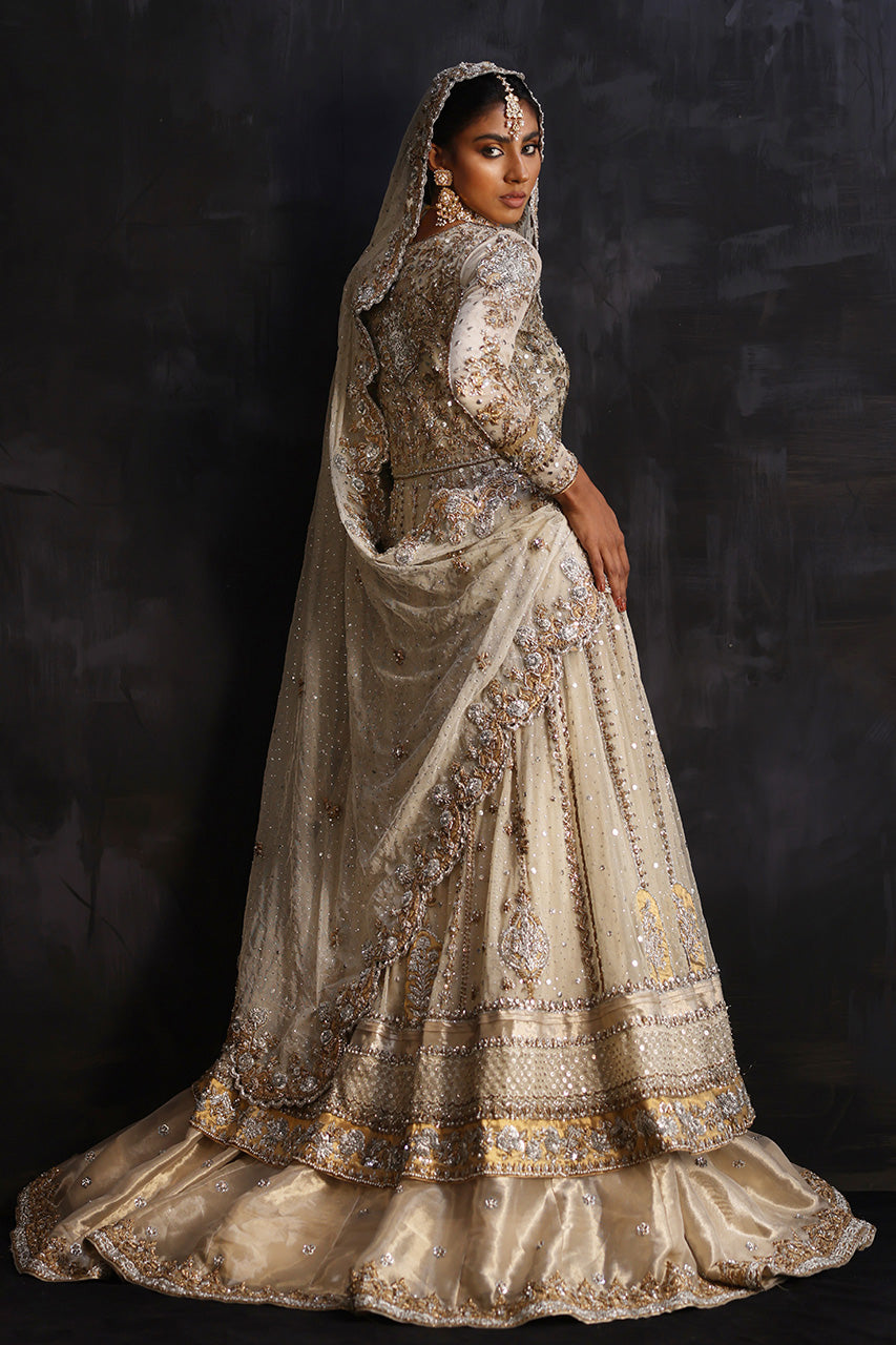 Nida Azwer | Heritage Heirlooms '22 | Victorian Ivory -  Nida Azwer Bridals - Original Designer Dress - House of Maryam