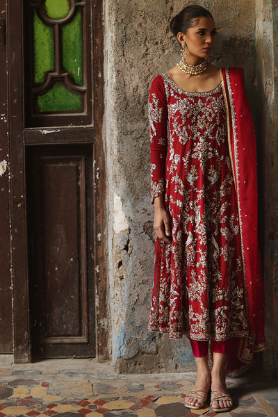 Nida Azwer | Heritage Heirlooms '22 | Qirmiz -  Nida Azwer Bridals - Original Designer Dress - House of Maryam
