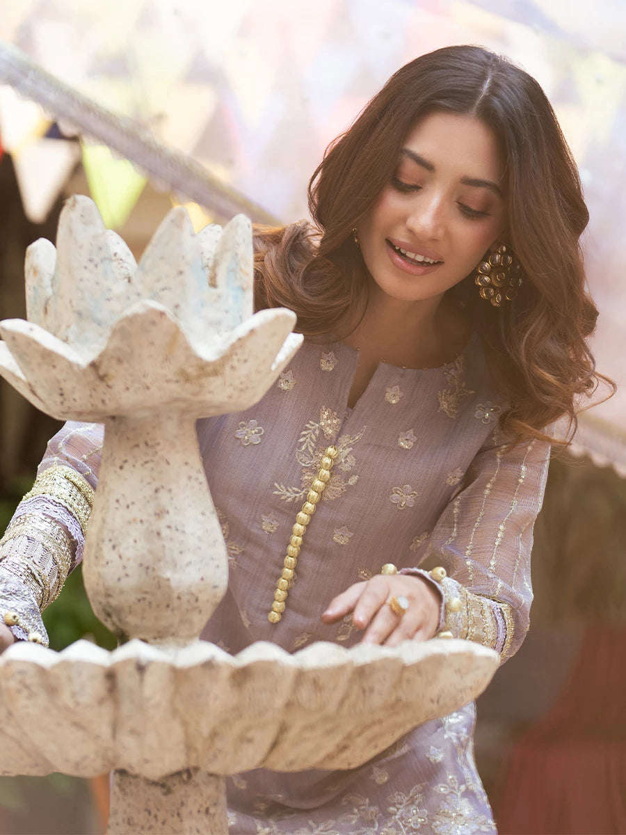 Salitex | Signature Festive Chiffon | SUNW6NO026UT -  Salitex Ladies Clothes - Original Designer Dress - House of Maryam