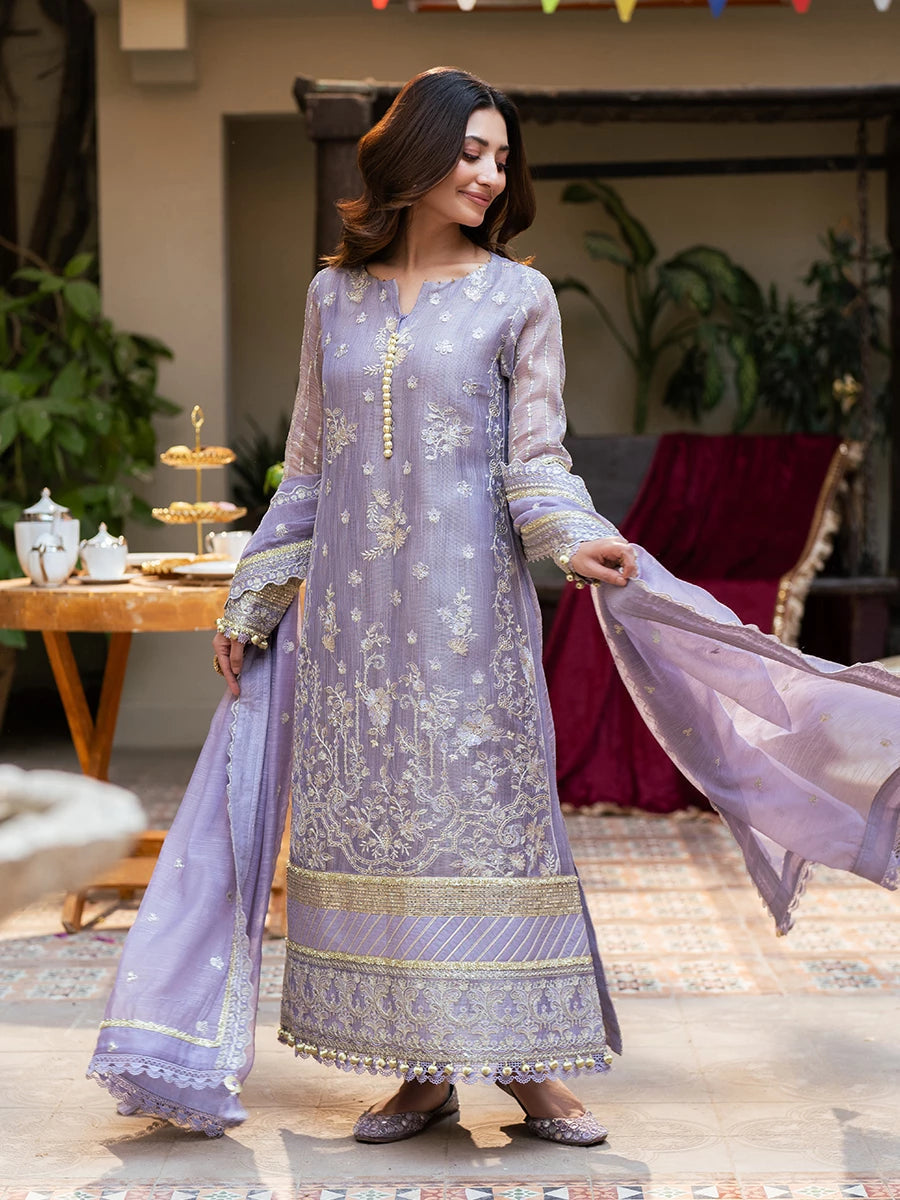 Salitex | Signature Festive Chiffon | SUNW6NO026UT -  Salitex Ladies Clothes - Original Designer Dress - House of Maryam