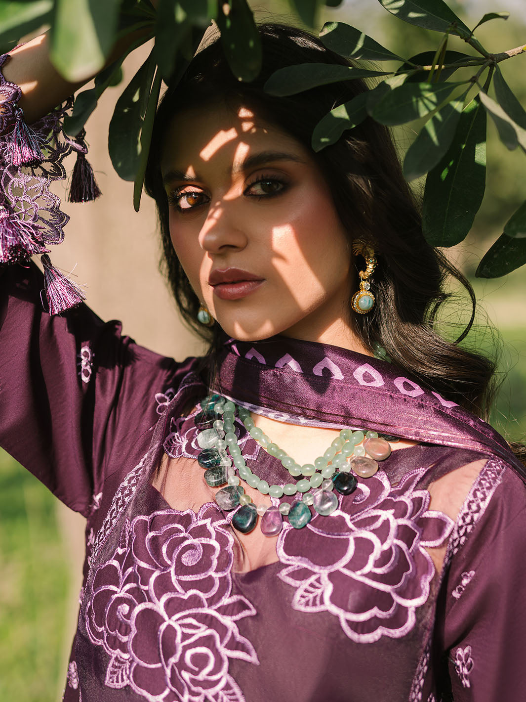 Mahnur | Dahlia Luxury Lawn 25 | Lea -  Mahnur Ladies Clothes - Original Designer Dress - House of Maryam