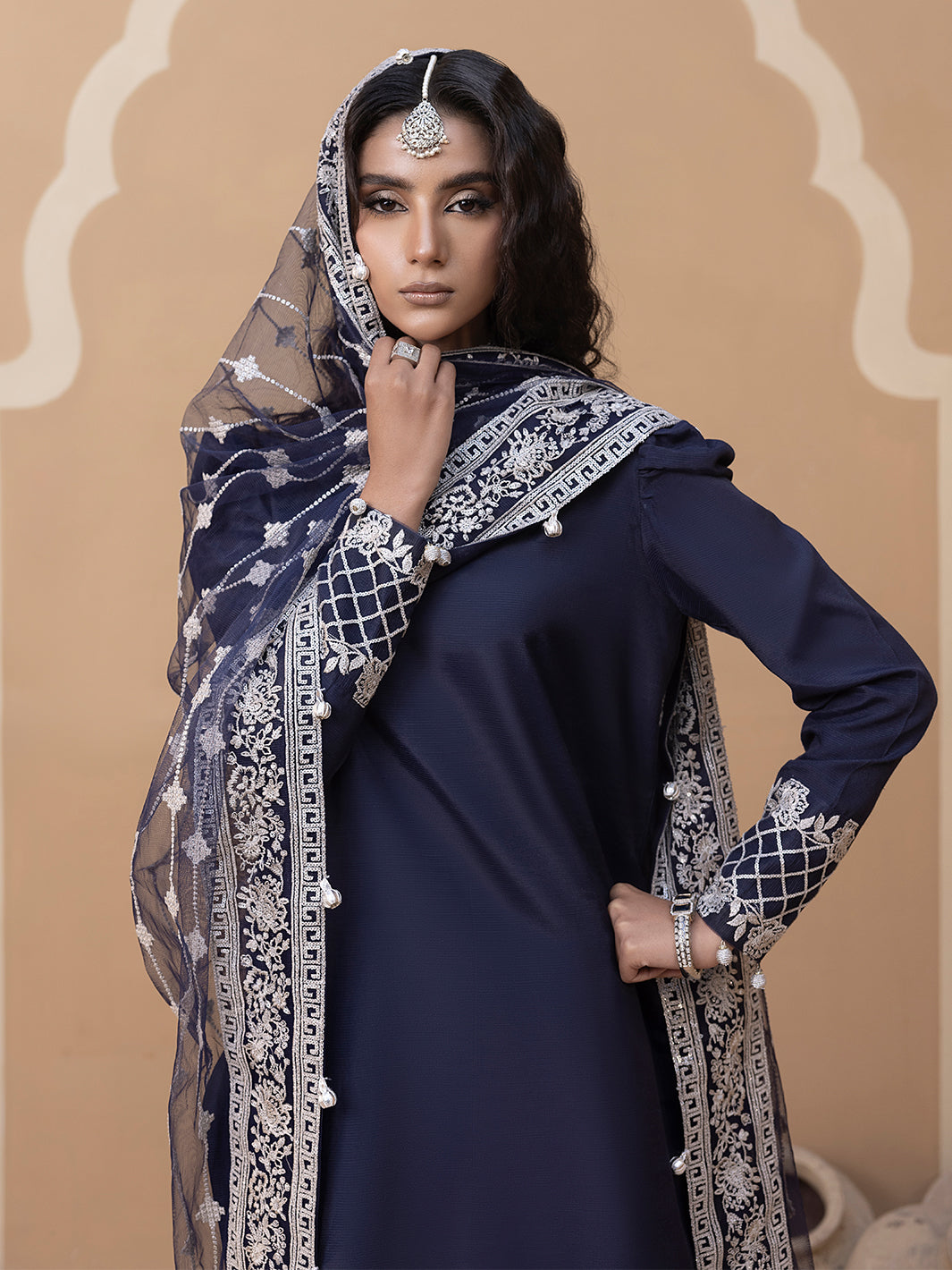 Hem Stitch | Raw Silk Edit 25 | Khayal -  Hemstitch Ladies Clothes - Original Designer Dress - House of Maryam