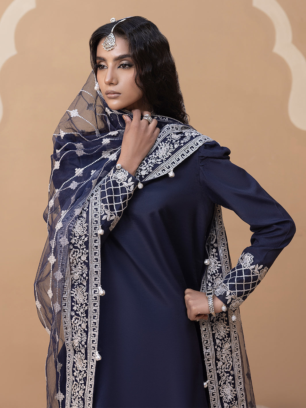Hem Stitch | Raw Silk Edit 25 | Khayal -  Hemstitch Ladies Clothes - Original Designer Dress - House of Maryam