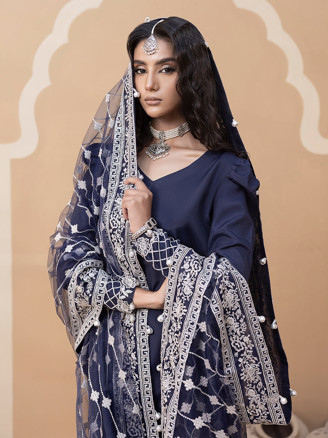 Hem Stitch | Raw Silk Edit 25 | Khayal -  Hemstitch Ladies Clothes - Original Designer Dress - House of Maryam