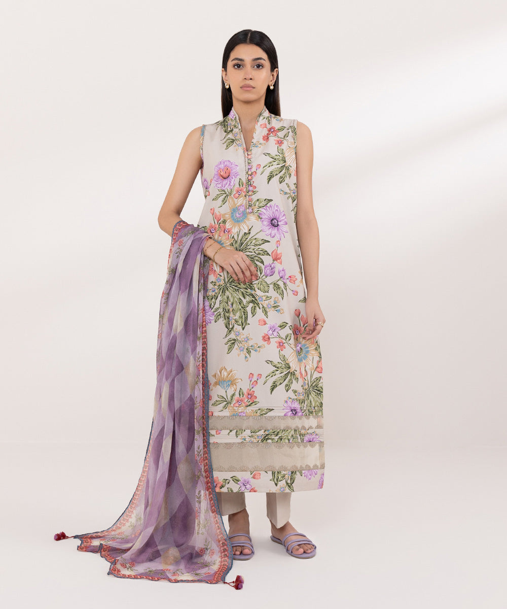 Sapphire | Intermix 2024 | Cambric Suit S-28 by Designer Sapphire - House of Maryam - Pakistani Designer Ethnic Wear in {{ shop.shopifyCountryName }}