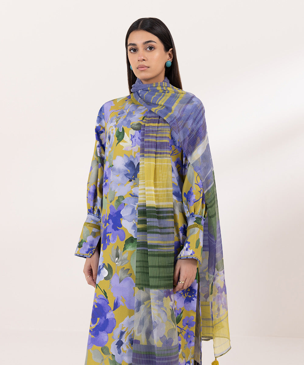 Sapphire | Intermix 2024 | Cambric Suit S-30 -  Sapphire Casuals - Original Designer Dress - House of Maryam