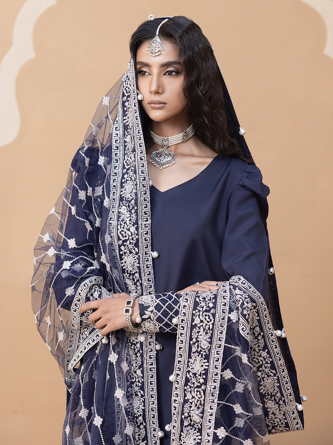 Hem Stitch | Raw Silk Edit 25 | Khayal -  Hemstitch Ladies Clothes - Original Designer Dress - House of Maryam