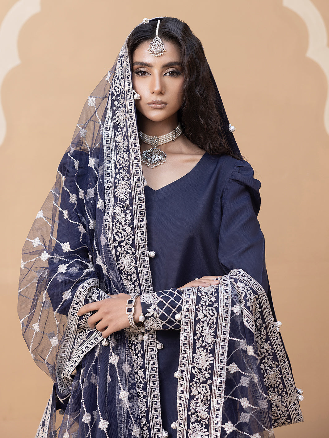 Hem Stitch | Raw Silk Edit 25 | Khayal -  Hemstitch Ladies Clothes - Original Designer Dress - House of Maryam