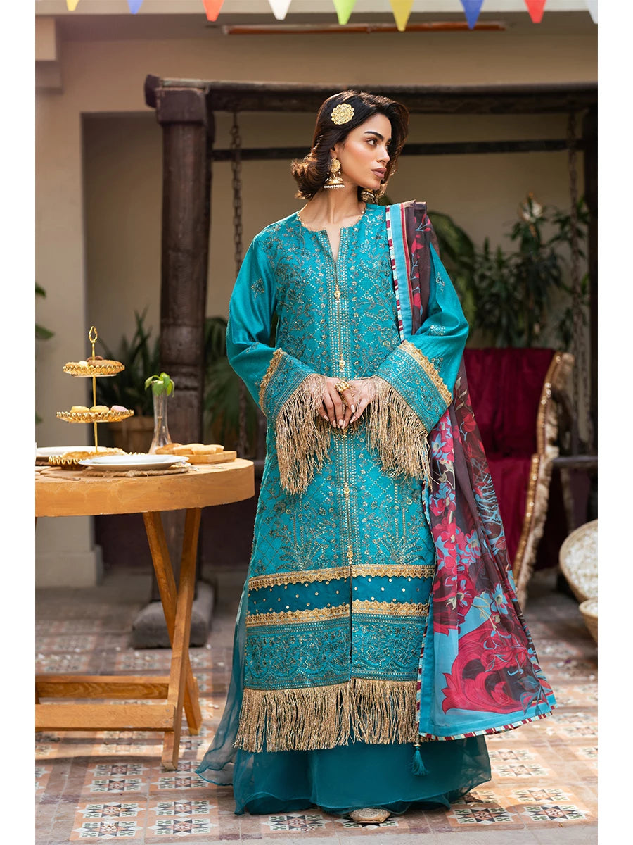 Salitex | Signature Festive Chiffon | SUNW6NO034UT -  Salitex Ladies Clothes - Original Designer Dress - House of Maryam
