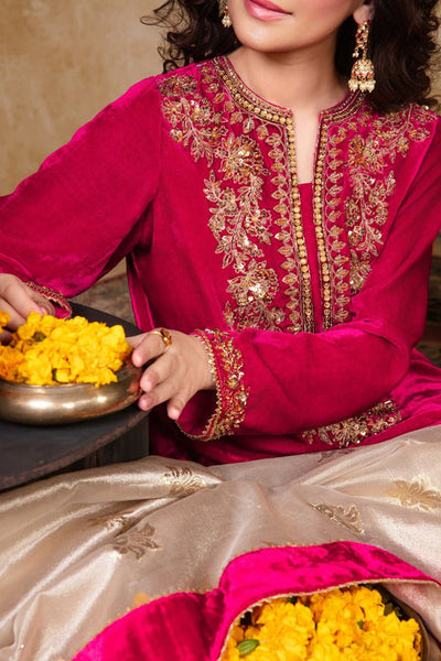 Maya | Raazi Velvet 24 | KASTURI -  Maya Ladies Clothes - Original Designer Dress - House of Maryam