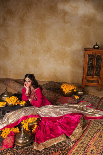 Maya | Raazi Velvet 24 | KASTURI -  Maya Ladies Clothes - Original Designer Dress - House of Maryam
