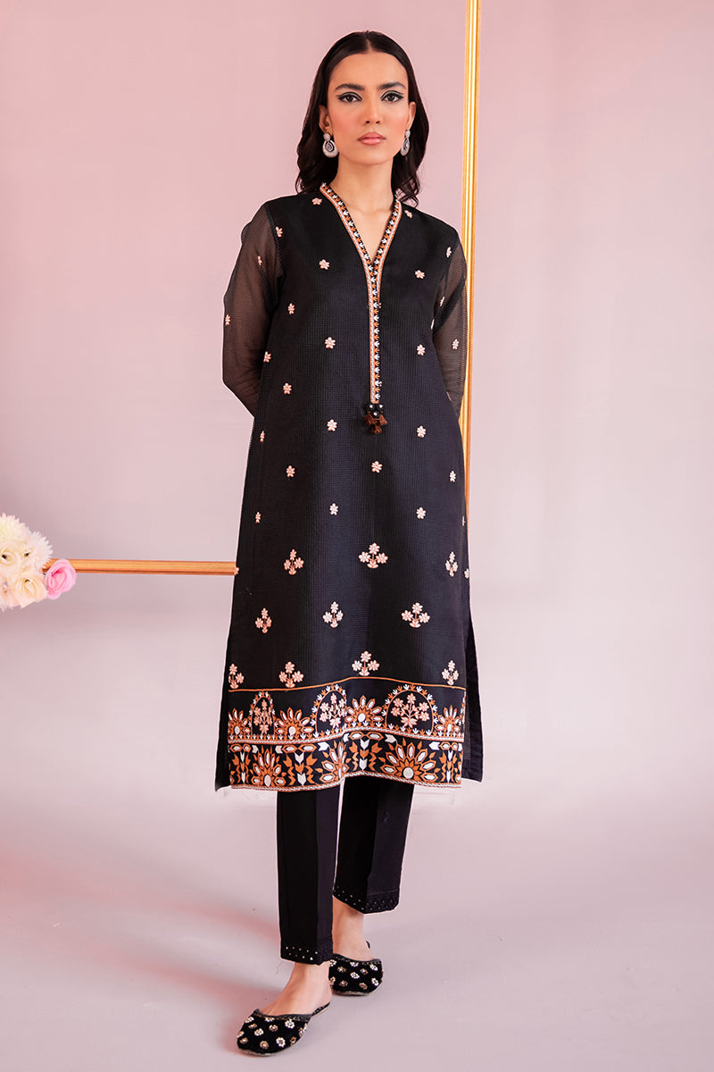 Cross Stitch | Exclusive Pret | Midnight Charm Embroidered Shirt, image 4