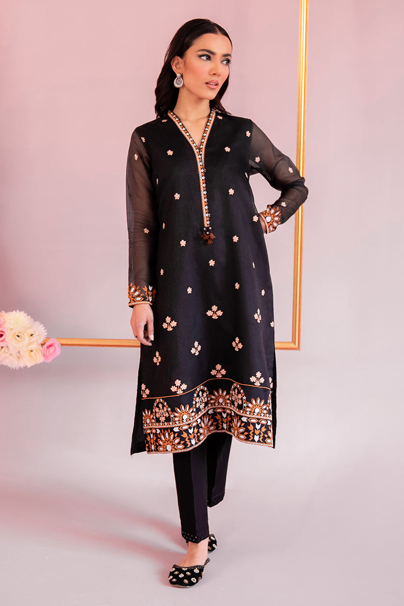 Cross Stitch | Exclusive Pret | Midnight Charm Embroidered Shirt