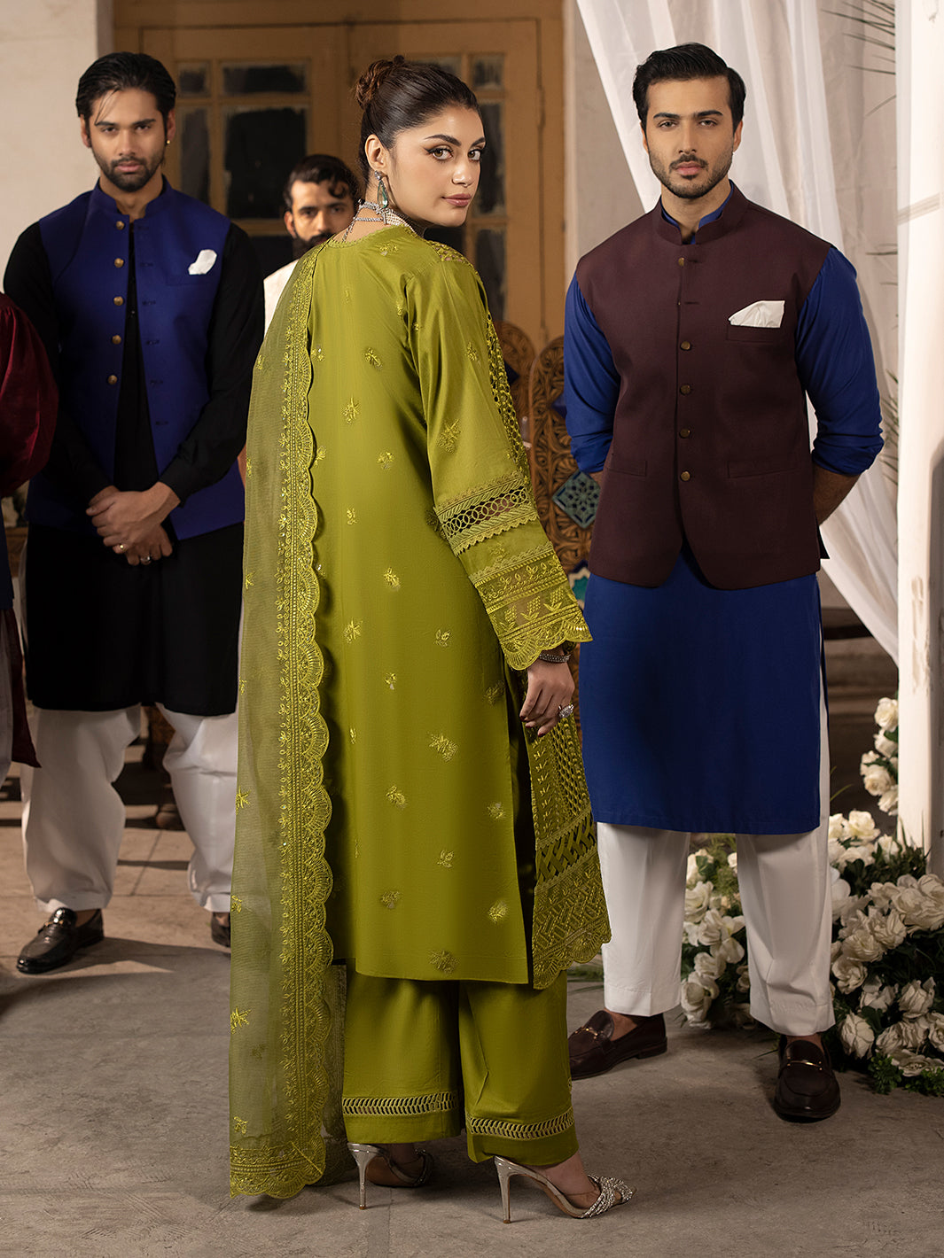 Mahnur | Mahrukh Luxury Lawn 24 | MALVA -  Mahnur Luxury - Original Designer Dress - House of Maryam