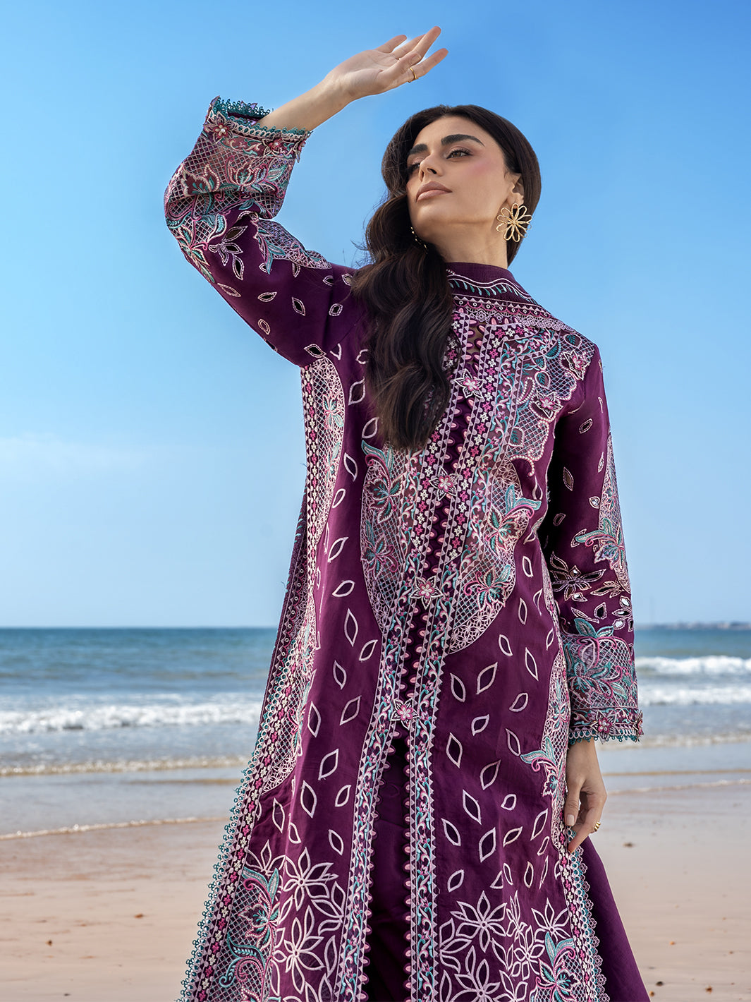 Mahnur Sirene | Luxury Lawn 26 | S-01, image 3