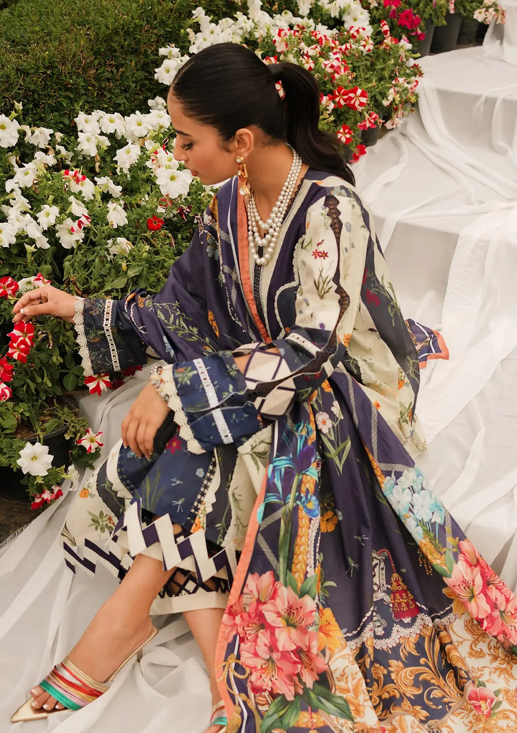 Elaf Premium | Printed Collection 24 | EEP-08B - Breeze Together -  Elaf Premium Casuals -  House of Maryam