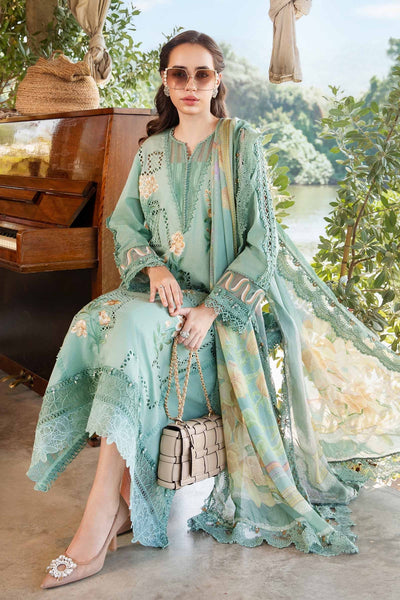 Maria B | M Prints 25 | MPT-2501-B -  Maria B Ladies Clothes - Original Designer Dress - House of Maryam