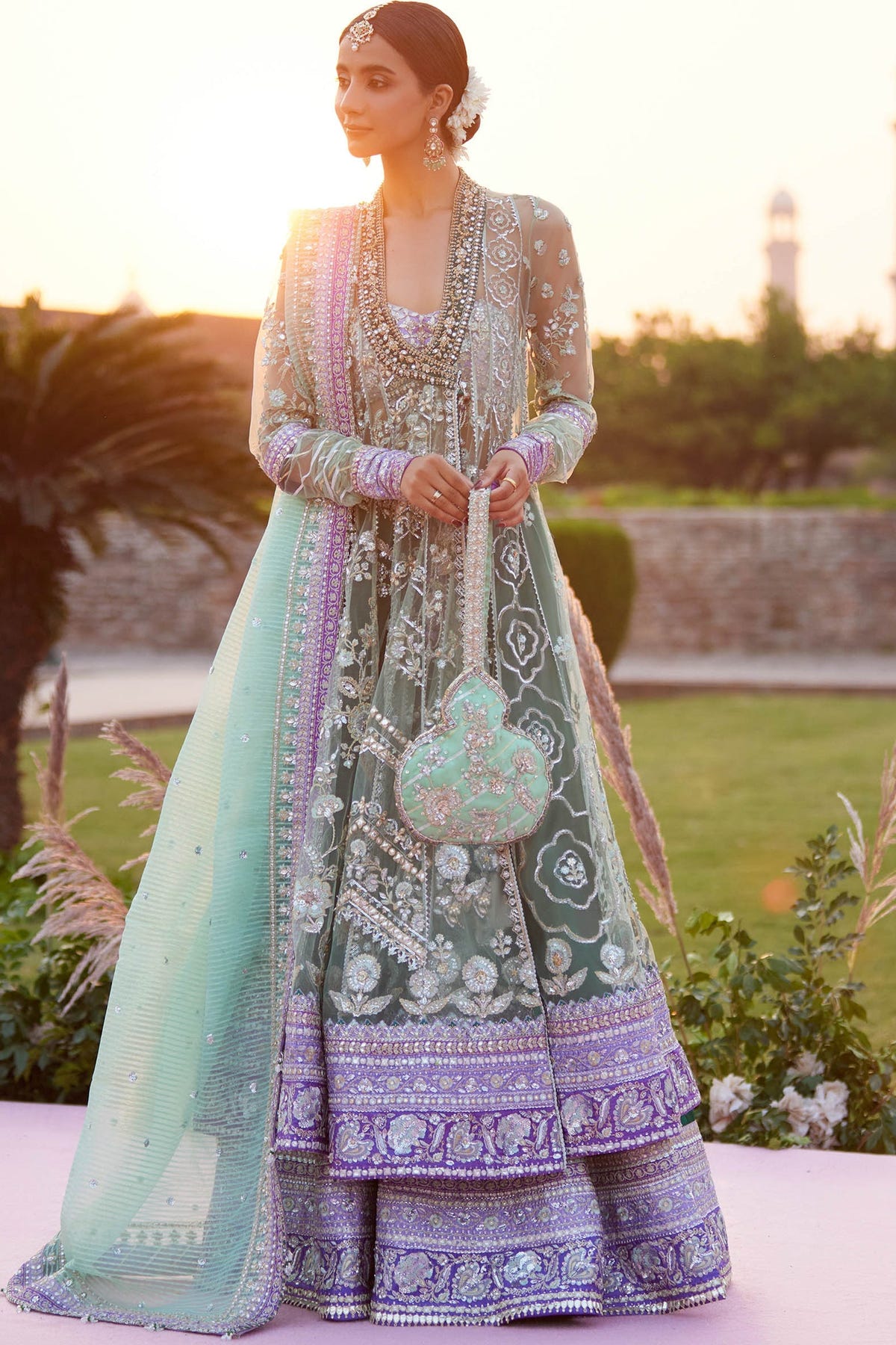 Zaha | Gossamer 25 | ZARQAH-E-PISTACHIO (ZC25-03)