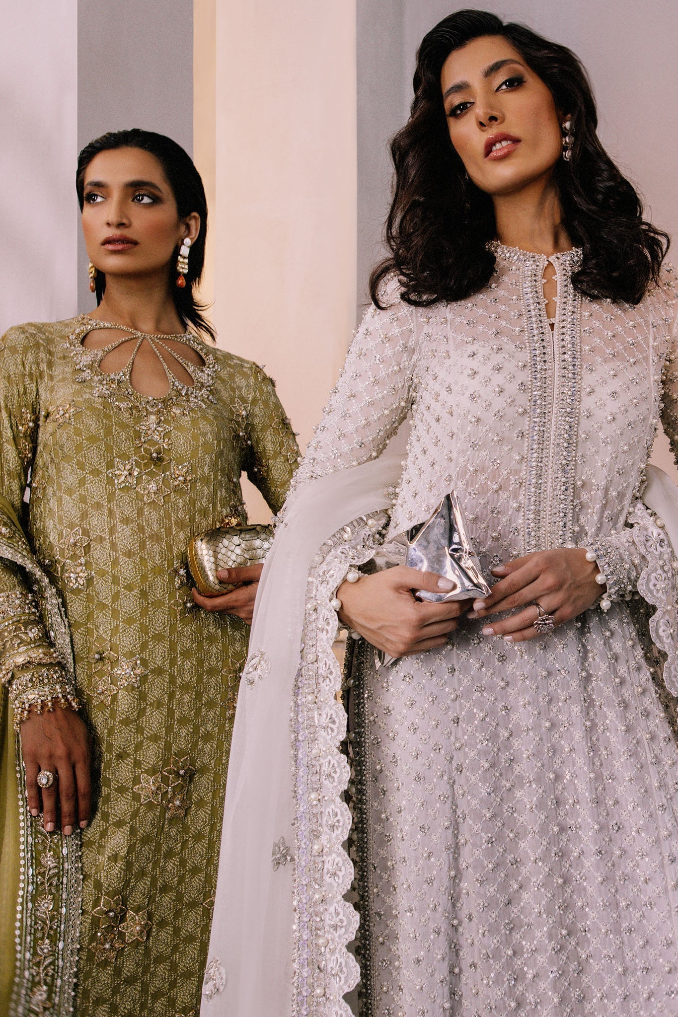 Elan | Demi Couture Onirique | PERLE DÉLICATE (EP-20181) by Designer Elan - House of Maryam - Pakistani Designer Ethnic Wear in {{ shop.shopifyCountryName }}