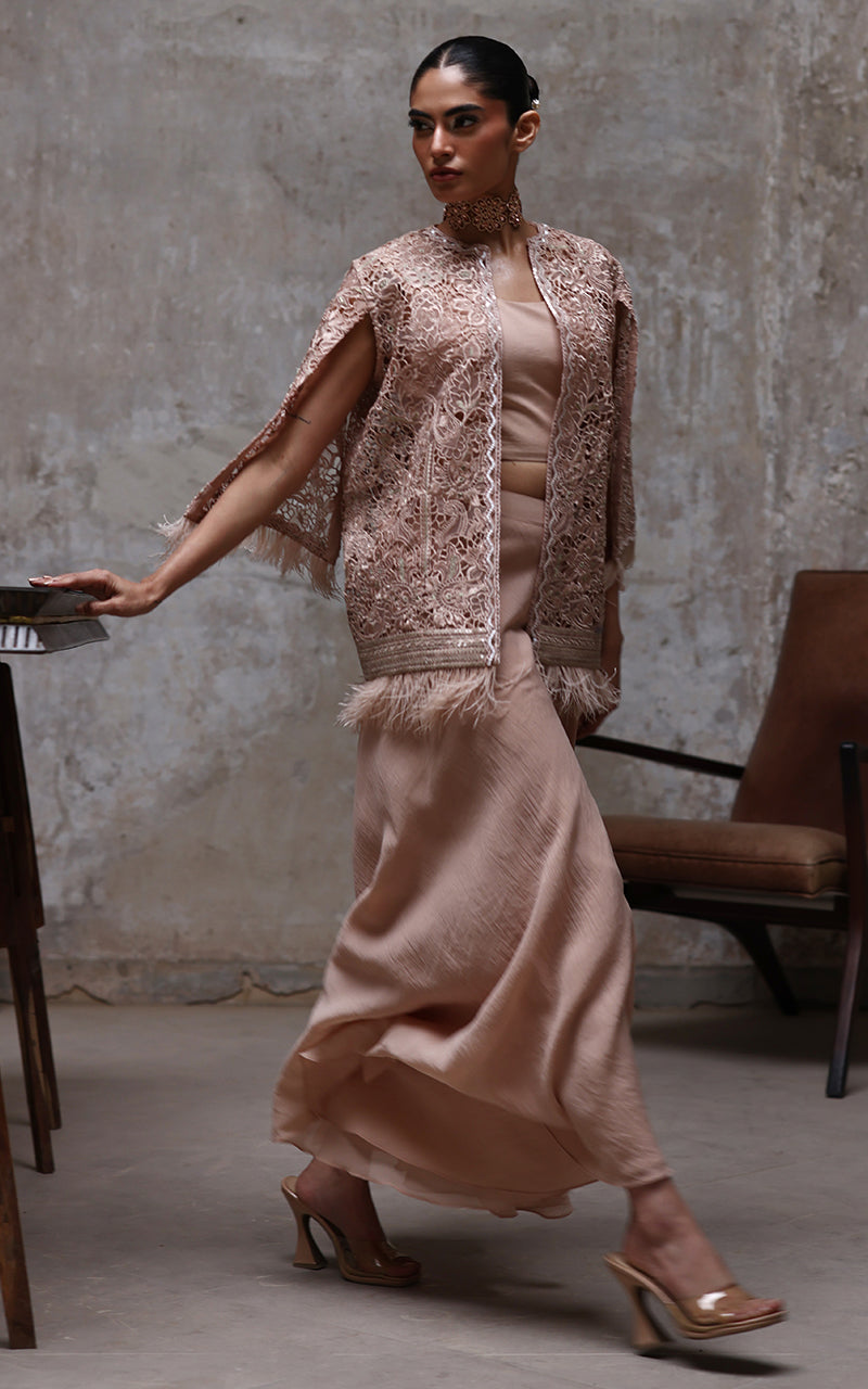 Threads and Motifs | Formal Dresses 25 | Organza Embroidered Jacket With Inner -  Threads and Motifs Ladies Clothes - Original Designer Dress - House of Maryam