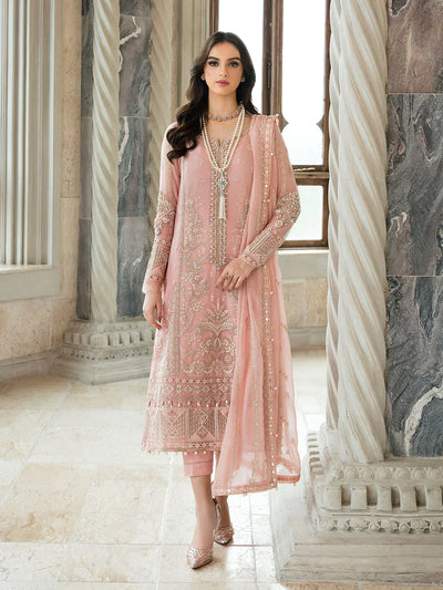 Gulaal | Embroidered Chiffon 23 | ISABELLA 01 -  Gulaal Formal - Original Designer Dress - House of Maryam