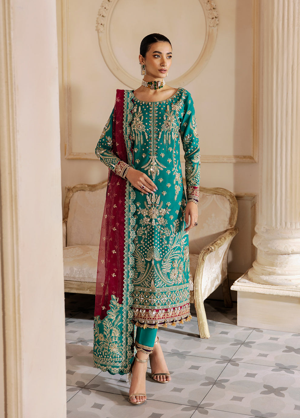 Gulaal | Wedding Formals | Amirah GL-WS-23V1-40 -  Gulaal Bridal -  House of Maryam