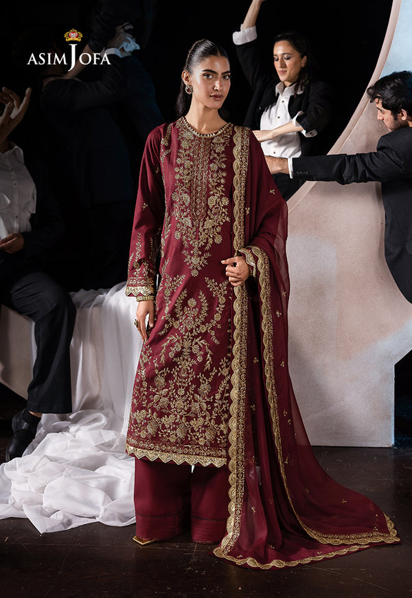 Asim Jofa | Festive Collection 25 | AJLF-02 -  Asim Jofa Ladies Clothes -  House of Maryam