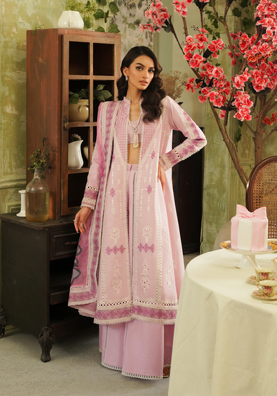 Zarqash | Tresor Luxury Lawn 24 | ZQT 001 FAYE -  Zarqash Luxury - Original Designer Dress - House of Maryam