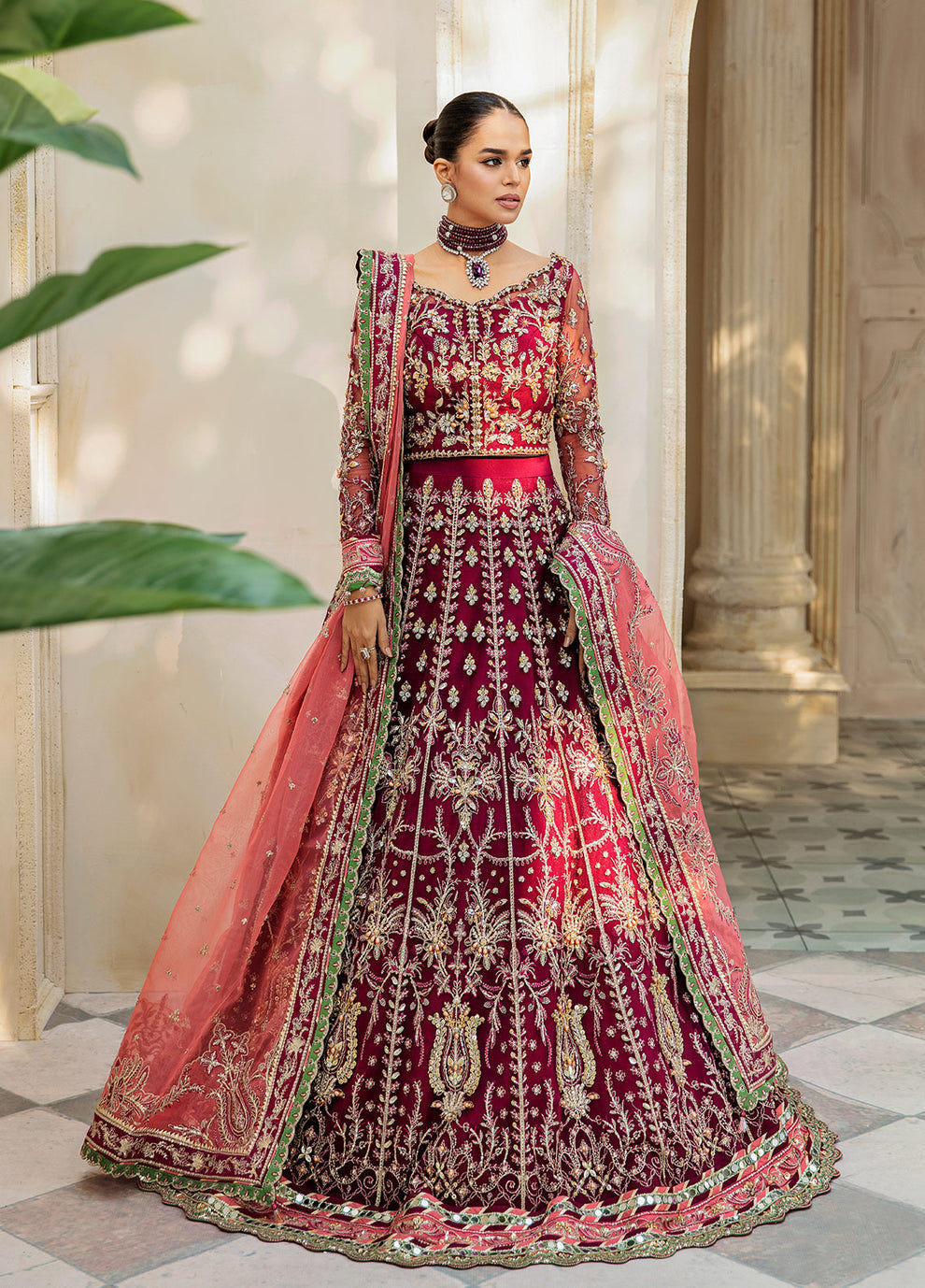 Gulaal | Wedding Formals | Ashmiza GL-WS-23V1-36 -  Gulaal Bridal - Original Designer Dress - House of Maryam