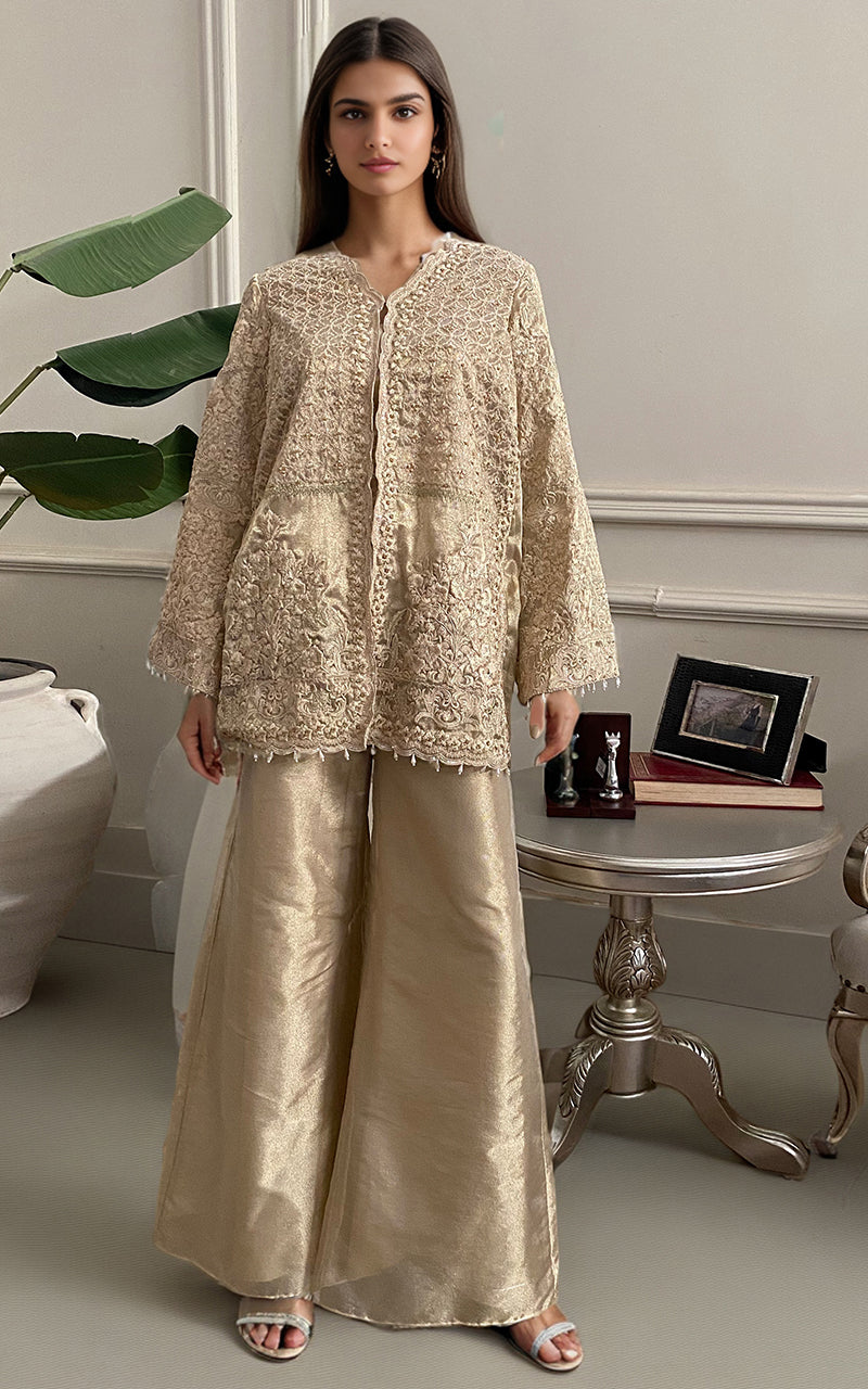Threads and Motifs | Formal Dresses 25 | Embroidered Jacket With Trouser -  Threads and Motifs Ladies Clothes - Original Designer Dress - House of Maryam