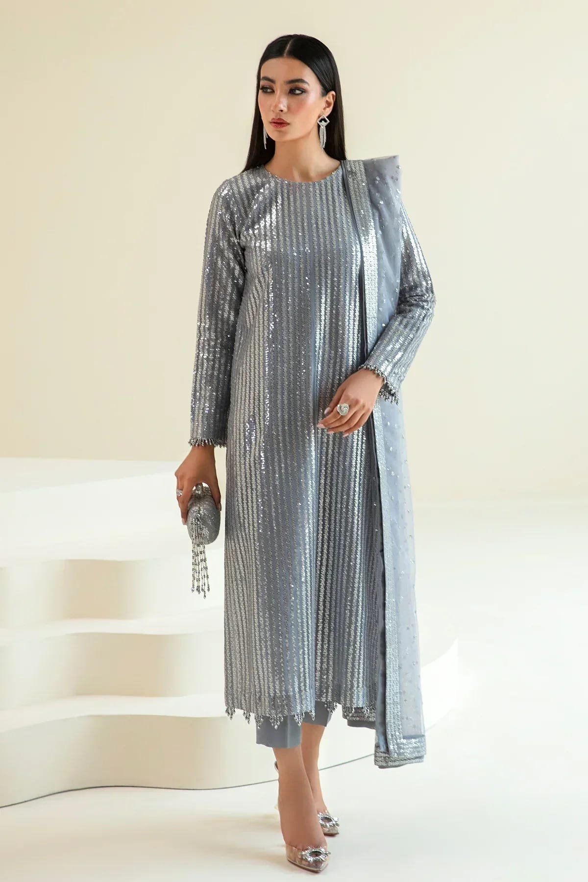 Baroque | Formals Collection | UF-383 -  Baroque Formal - Original Designer Dress - House of Maryam