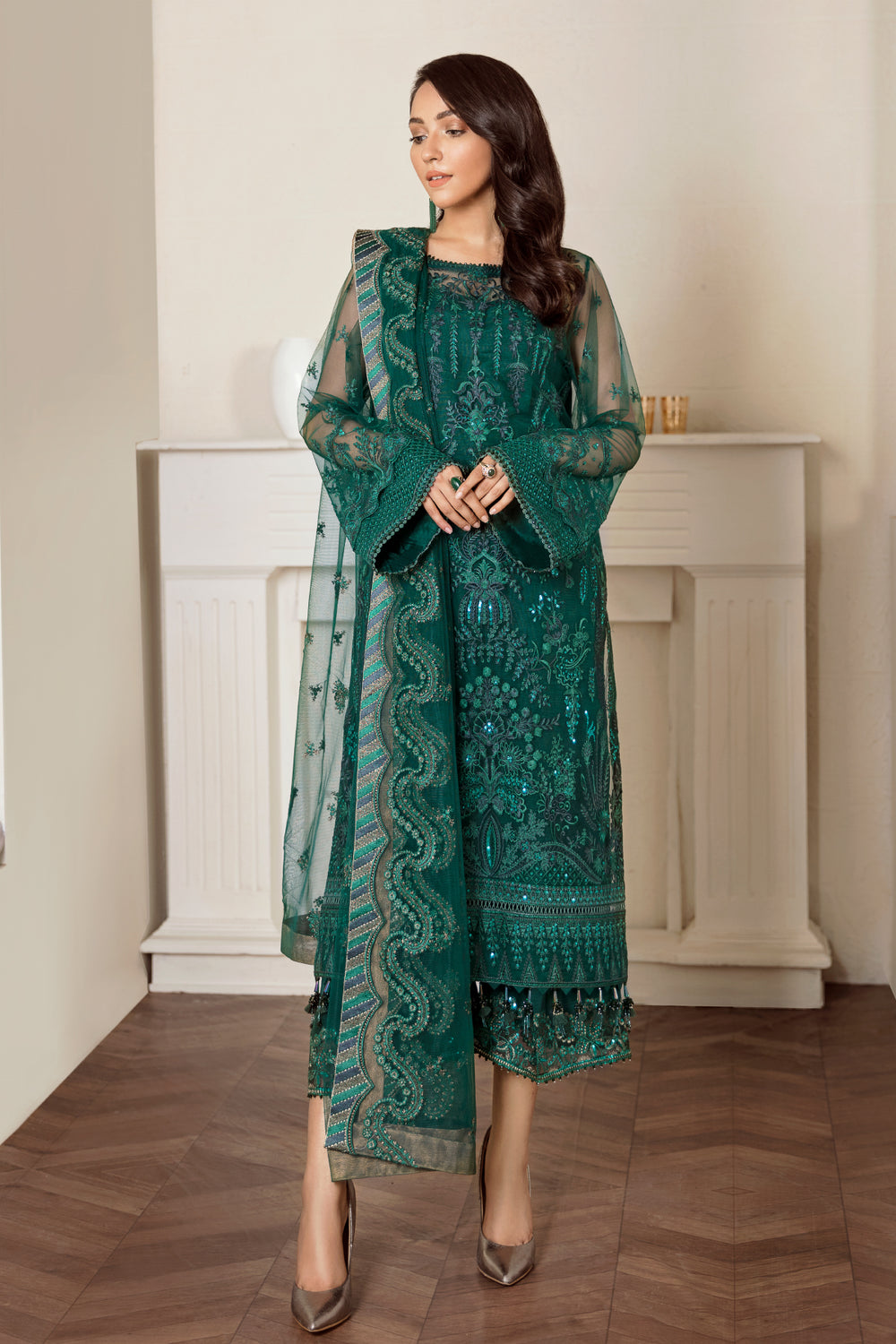 Baroque | Formals Collection | EMBROIDERED NET UF-33, image 4