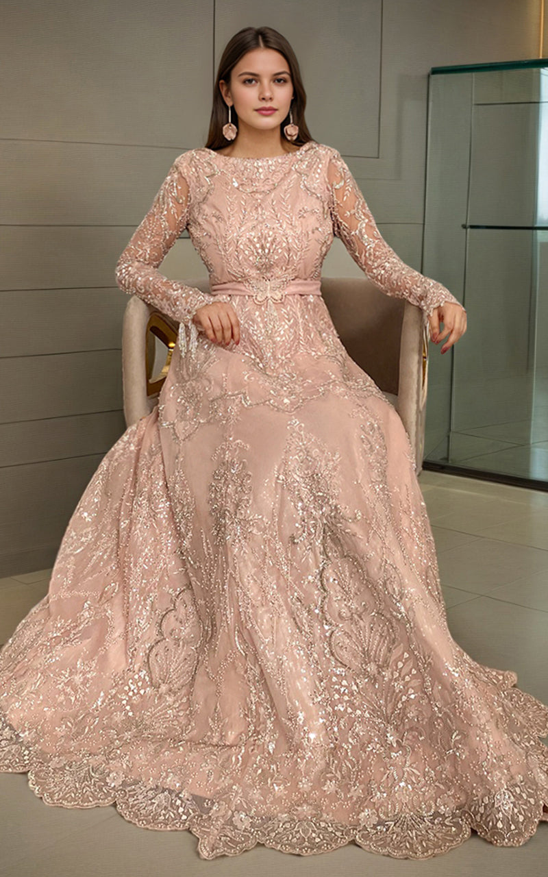 Threads and Motifs | Formal Dresses 25 | Net Embroidered Maxi -  Threads and Motifs Ladies Clothes - Original Designer Dress - House of Maryam