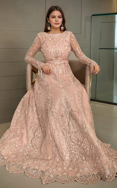 Threads and Motifs | Formal Dresses 25 | Net Embroidered Maxi -  Threads and Motifs Ladies Clothes - Original Designer Dress - House of Maryam