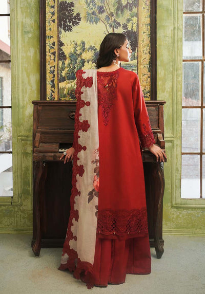 Zarqash | Tresor Luxury Lawn 24 | ZQT 007 ROSALINE -  Zarqash Luxury - Original Designer Dress - House of Maryam