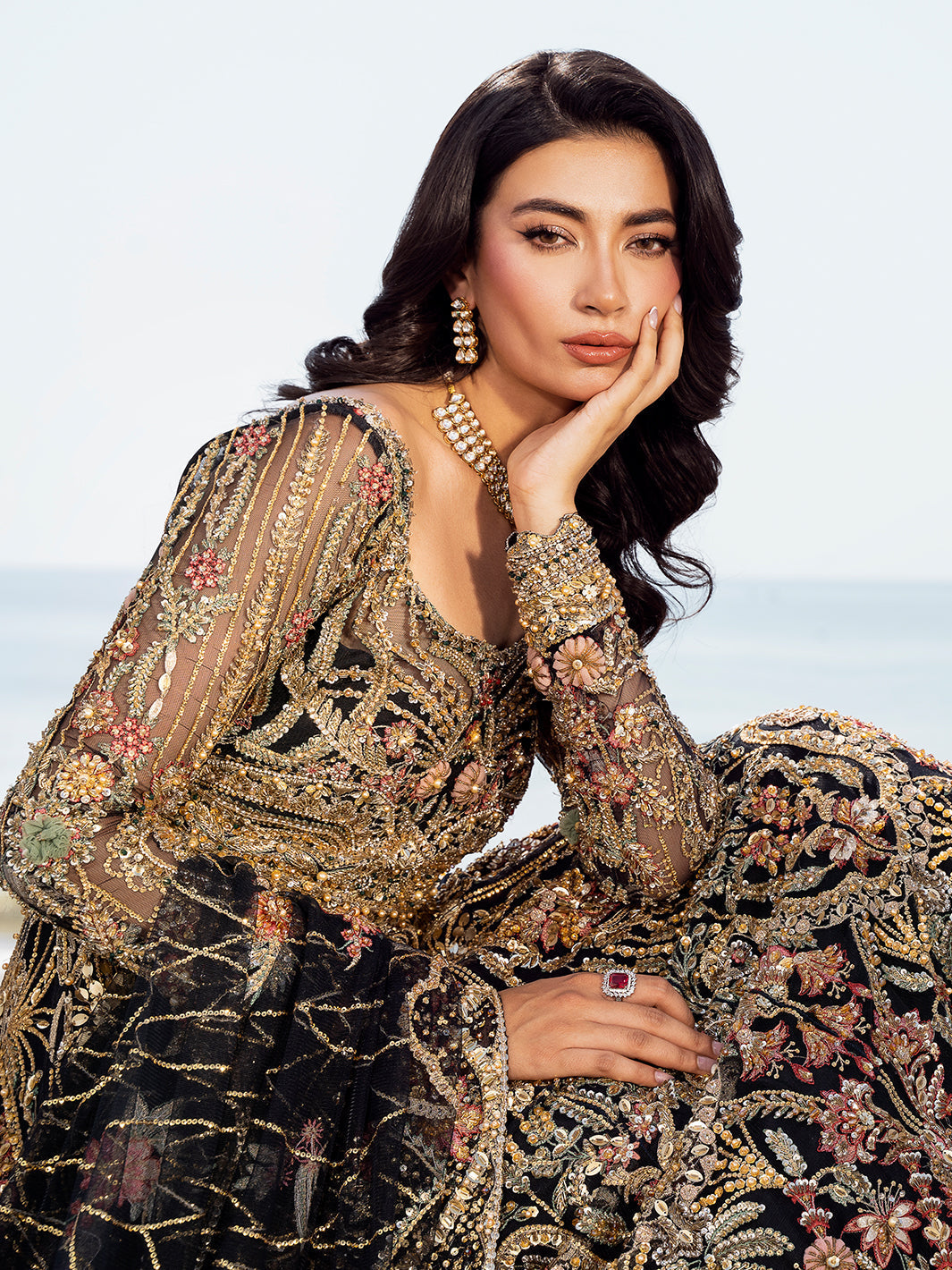 Epoque | Reverie Eternelle | Cendre -  Epoque Ladies Clothes - Original Designer Dress - House of Maryam