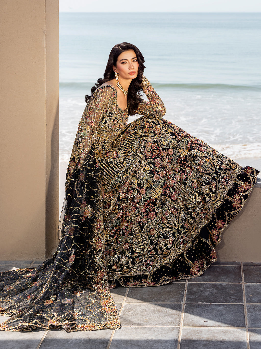 Epoque | Reverie Eternelle | Cendre -  Epoque Ladies Clothes - Original Designer Dress - House of Maryam