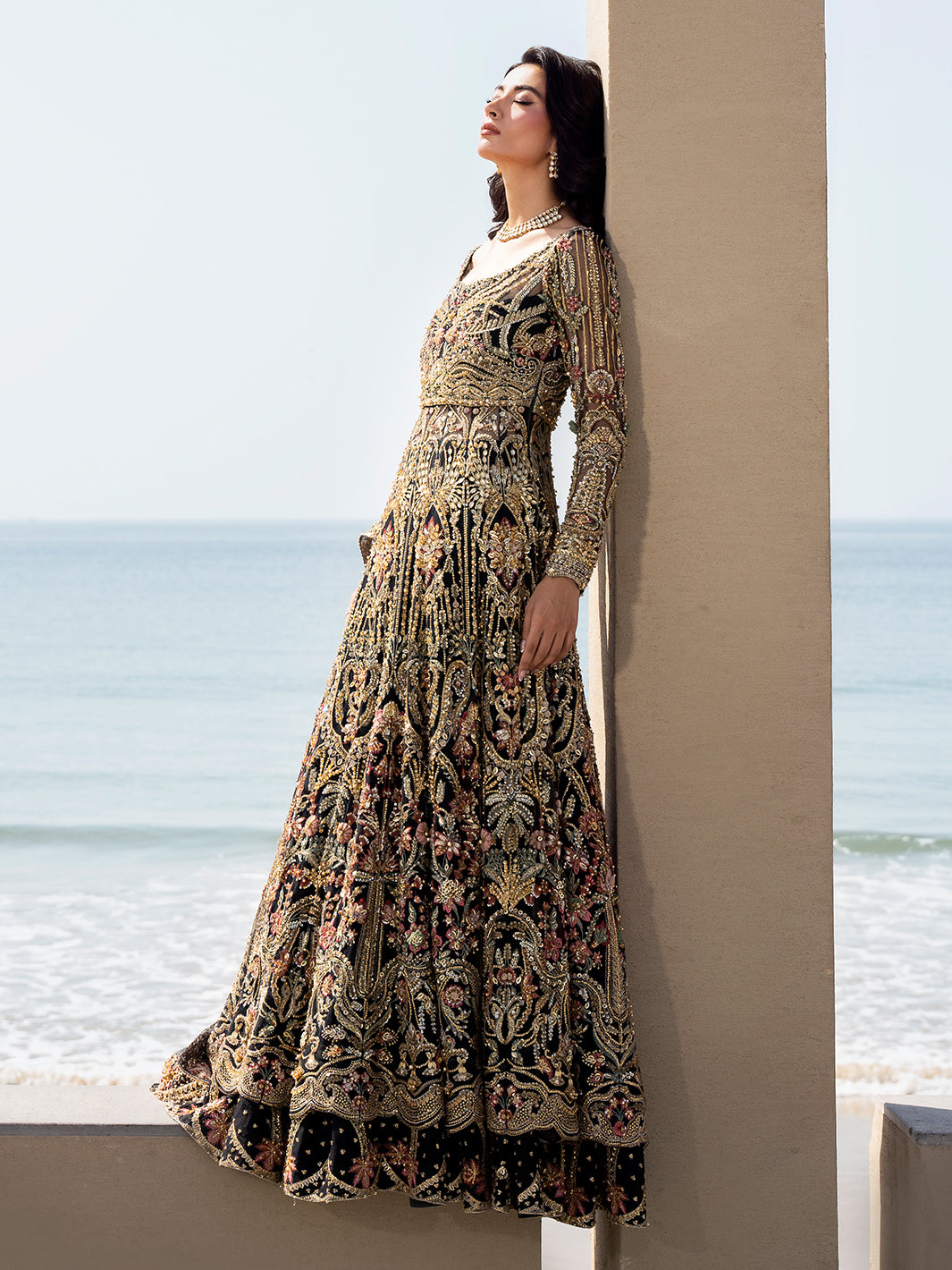Epoque | Reverie Eternelle | Cendre -  Epoque Ladies Clothes - Original Designer Dress - House of Maryam