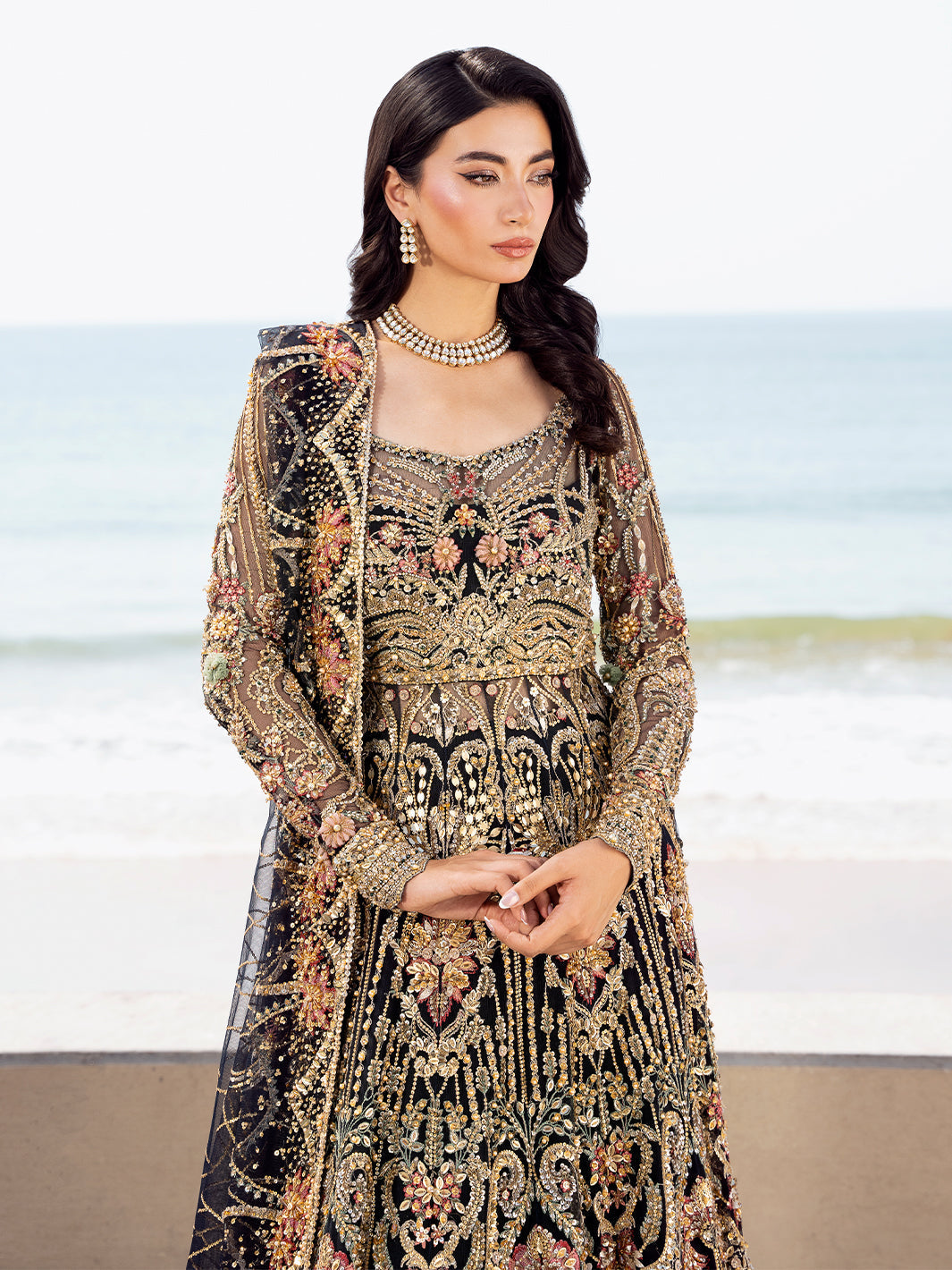 Epoque | Reverie Eternelle | Cendre -  Epoque Ladies Clothes - Original Designer Dress - House of Maryam