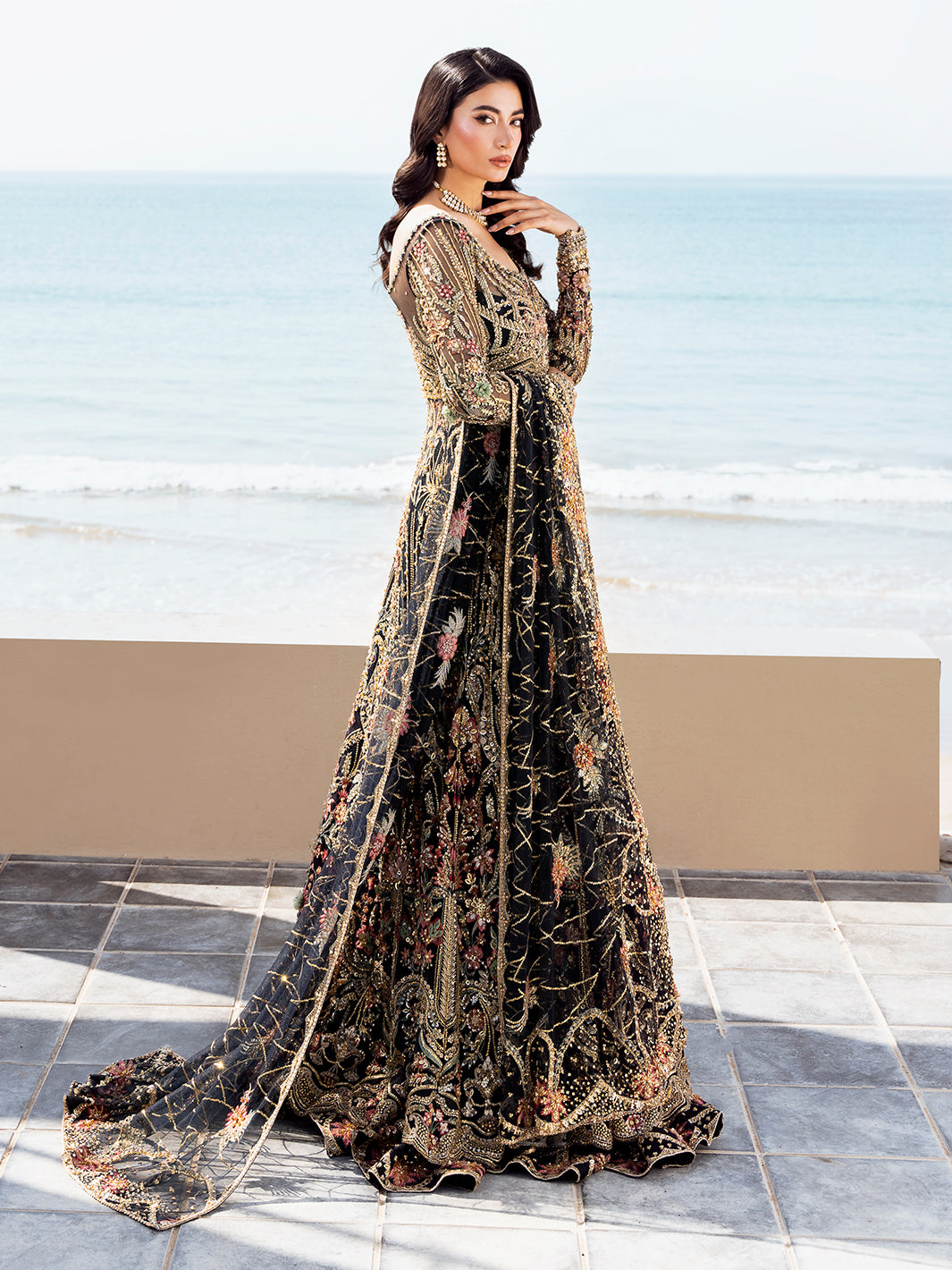Epoque | Reverie Eternelle | Cendre -  Epoque Ladies Clothes - Original Designer Dress - House of Maryam