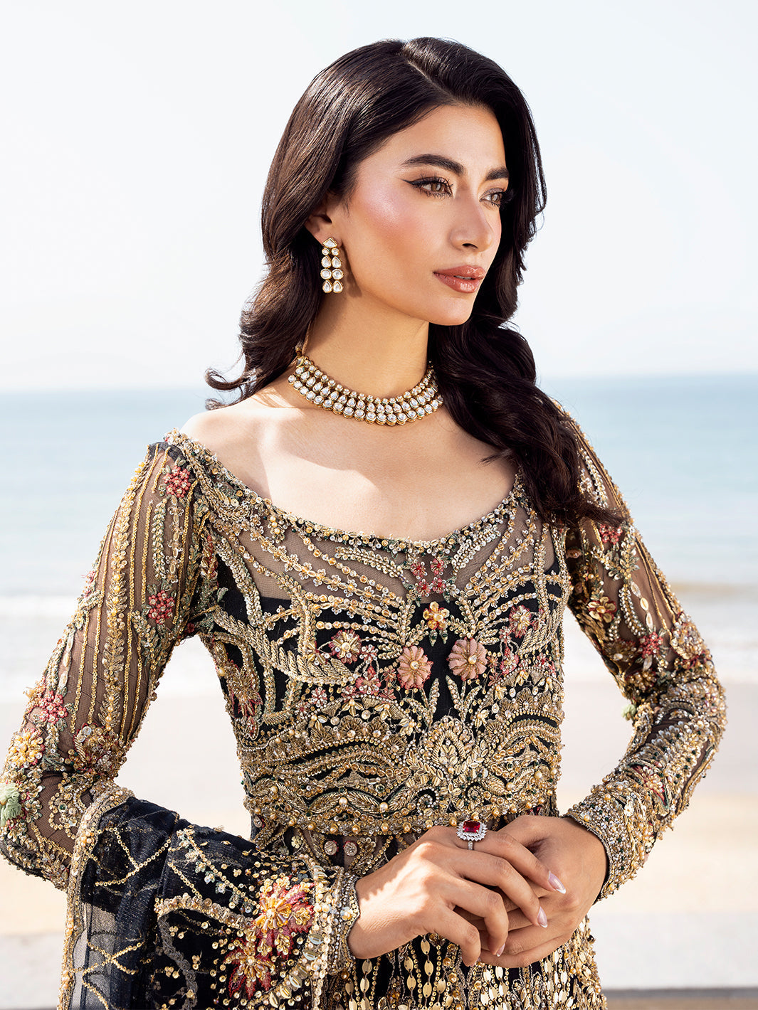 Epoque | Reverie Eternelle | Cendre -  Epoque Ladies Clothes - Original Designer Dress - House of Maryam